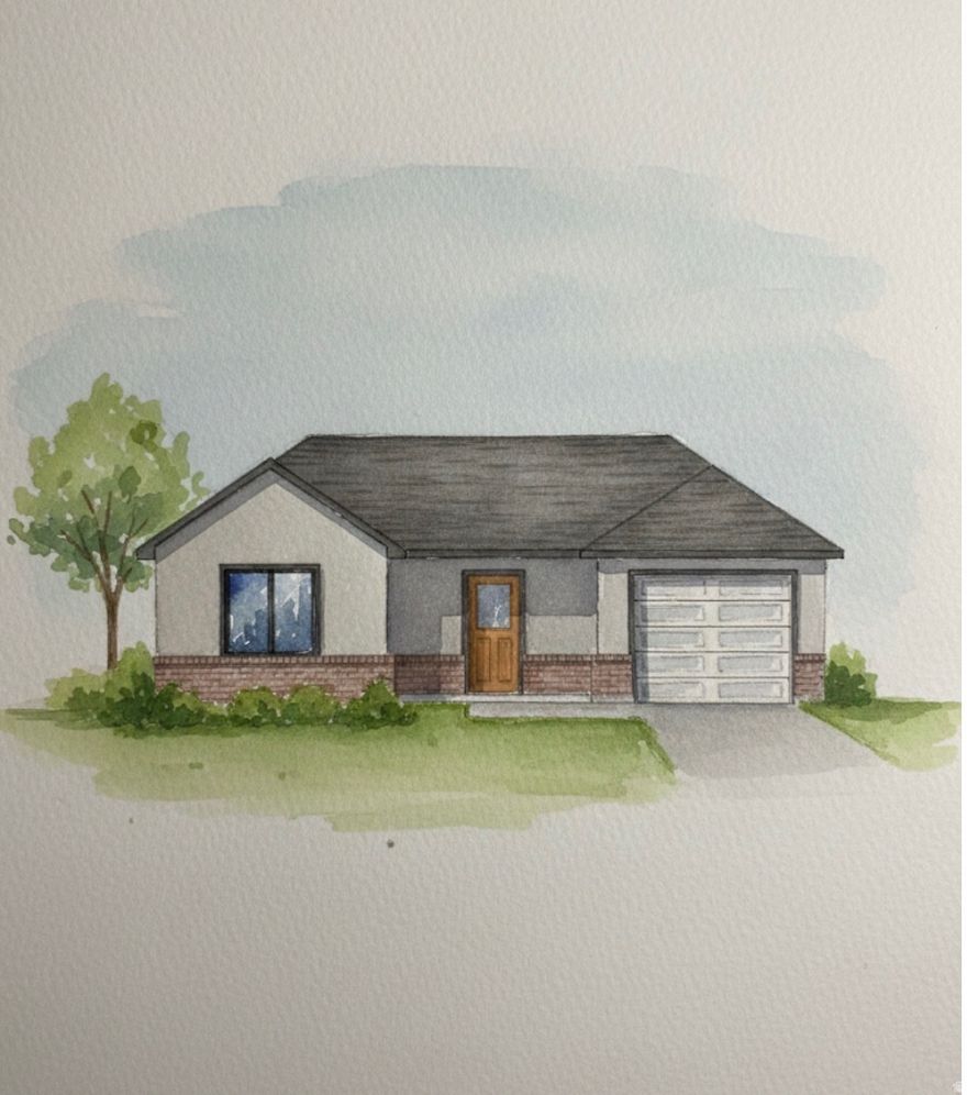 Brand new subdivision in Harrisville. This charming patio home is about to break ground. It offers the only new construction single family home at this price point in Weber County. It is a rare opportunity to build new without paying a premium. Buyers still have time to discuss customization options. Enjoy low-maintenance living with included landscaping and an HOA that covers mowing, plus future pickleball courts and a community clubhouse. HOA dues are currently estimated.