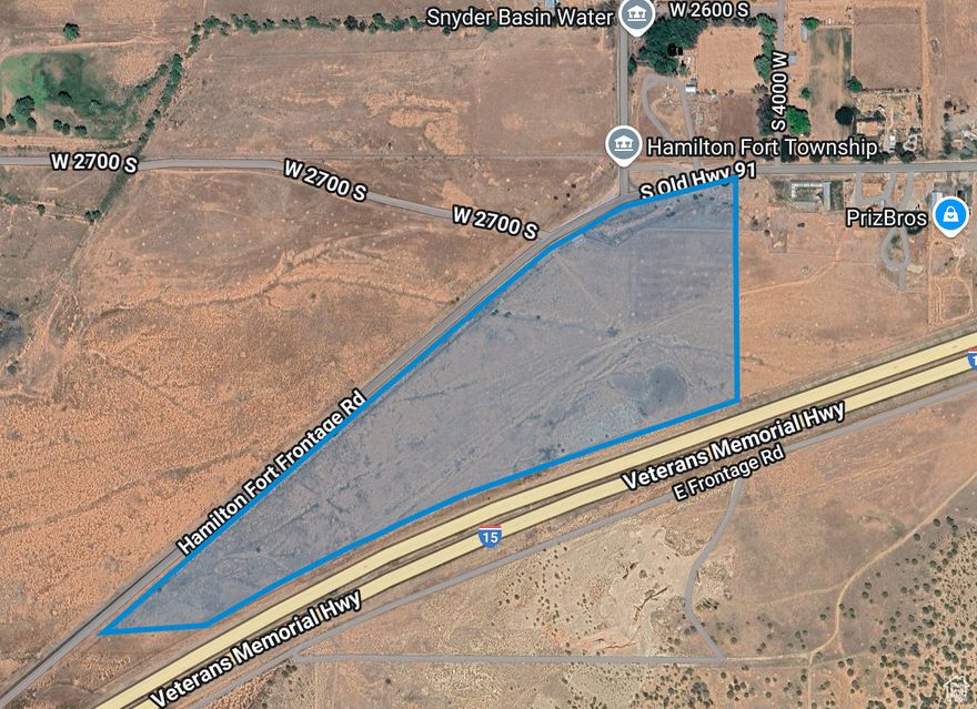 Prime 37.98-Acre Commercial Development Opportunity in Cedar City, UT  Positioned directly in the path of Cedar City's rapid growth, this 37.98-acre commercial-zoned property offers an opportunity for forward-thinking developers and investors. Located just off I-15 with direct access via Hamilton Fort Frontage Road, this flat and easily developable site is surrounded by future residential subdivisions and schools-creating next opportunity demand for retail, hospitality, office, and service-based development.  With residential development outpacing commercial offerings, Cedar City is primed for the next wave of commercial expansion. This site offers the perfect canvas to meet the needs of a growing population and establish a long-term footprint in Southern Utah's booming market.  Key highlights:  Owner has water shares in place and the ability to obtain more, offering flexibility for future needs  Possible future interstate per UDOT  Size: 37.98 acres  Zoning: Commercial (C)  ideal for hotel/motel, retail, office, and mixed-use  Location: High-visibility frontage along I-15 in a high-growth corridor  Topography: Flat, minimizing grading and site prep costs  Growth Drivers: Adjacent to new subdivisions, with future plans for a high school and elementary school in the area