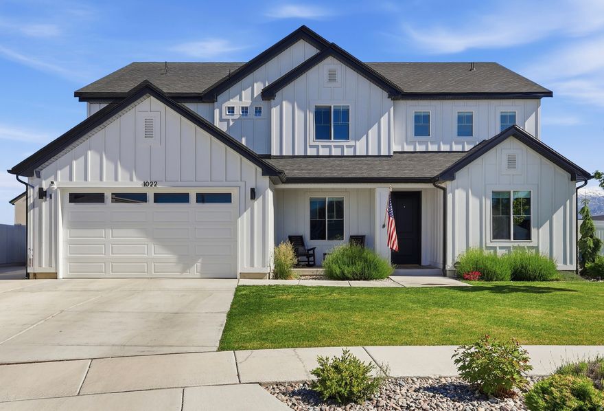 Located on a quiet cul-de-sac in American Fork, this upgraded home offers a clean, functional layout with high-end finishes throughout. The kitchen features extensive cabinetry, generous counter space, and LVP flooring that carries through the main living areas. A separate office and a dedicated home gym provide defined spaces for work and fitness. The backyard is fully built for year-round use with a private pickleball court, putting green, built-in BBQ and grill, and low-maintenance pet-friendly turf. The primary suite includes a fully tiled steam shower and a spacious layout. An extra-deep garage provides additional storage and utility depth. Conveniently located near trail access and Utah Lake, this home delivers strong indoor-outdoor living with thoughtful upgrades throughout.