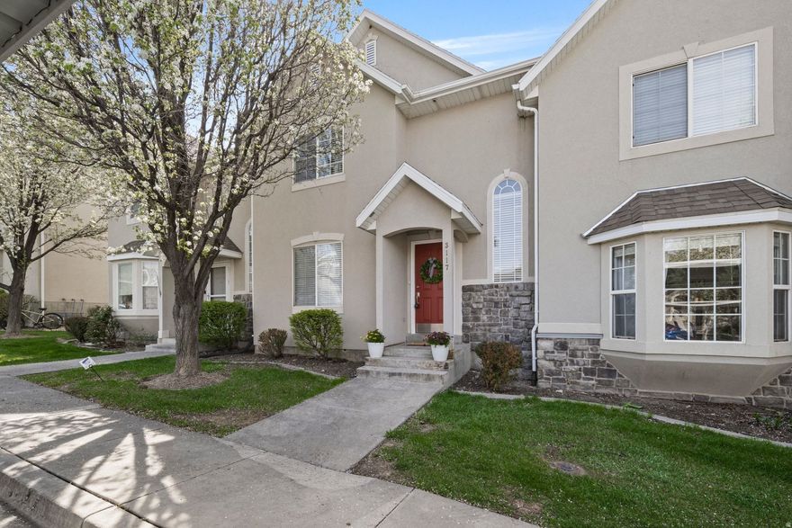 Spacious and updated townhome in a prime location near Thanksgiving Point! Features include new LVP flooring in the living room, a large kitchen and dining area with new quartz countertops, and a generous pantry. The finished basement offers a spacious family room and full bathroom. Enjoy a fenced backyard ready for your personal touch. The HOA covers water, sewer, garbage, and internet. Includes one covered and one uncovered parking space. Conveniently located near freeway access, shopping, dining, parks, and a neighborhood playground. Clean, move-in ready, and a must-see!