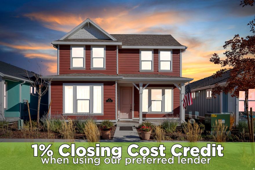 Welcome home to this beautiful 2-story residence in the heart of Daybreak, featuring 3 bedrooms and 3 full bathrooms. Perfectly located just one block from Herriman High School, the community clubhouse, and the new Arts Academy, this home offers both convenience and community charm.  Step inside to discover a bright and open kitchen with crisp cabinetry and sleek modern appliances, creating a fresh and inviting space for cooking and entertaining. A welcoming formal living room provides the perfect setting for gatherings, while the versatile loft living room offers extra space for a playroom, hobby area, or cozy movie nights.  The inviting front porch is ideal for enjoying the friendly neighborhood atmosphere, and the two-car garage provides plenty of storage and convenience. Out back, you'll fall in love with the amazing patio and intimate fenced yard, complete with a water feature that adds a touch of serenity to your outdoor living. The grill and umbrella are included, making it easy to move right in and start enjoying weekend barbecues or peaceful evenings under the stars.  Located close to Linear Park and with quick access to Mountain View Corridor, this home combines comfort, style, and location in one perfect package. Don't miss your chance to live in one of Daybreak's most desirable areas-where community, comfort, and convenience come together beautifully.