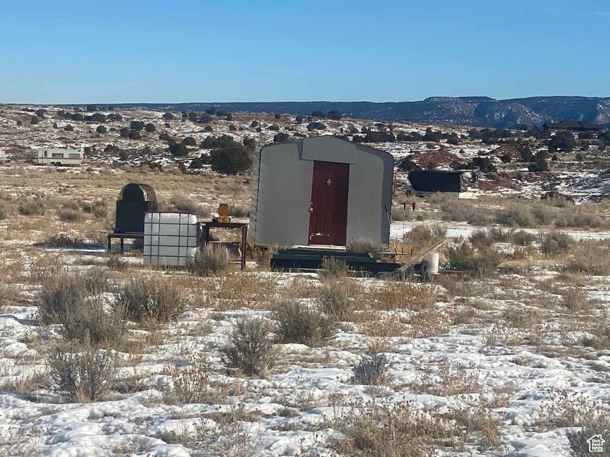 FRUITLAND!!!   Just south of highway 40!  Turn south onto   46000 West and proceed about a half mile to the northwest corner of the property.  Then proceed to 7125 South.  All 4 corners are clearly marked with 4 inch white pipe!  Perc test is done and the power is close by and the shed is included!  Please contact us about the water. Call any time!