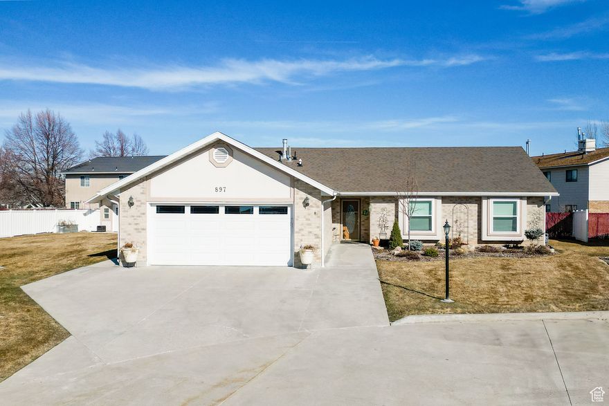 Looking for a beautiful Retirement home in a 55+ community?  This is it over 1500 square feet 3 bedrooms, 2 bathrooms, cozy fireplace and large two car garage.  Lot size on this home is .20 acre.  One of the biggest lots in Spring Haven Cluster Subdivision.  Enjoy the weather in a private covered patio setting.   Planter box and storage shed with power for storage or projects.  Located in the heart of Logan and within walking or short driving distance of shopping, parks and much more.  Move in ready.  Call for more details.