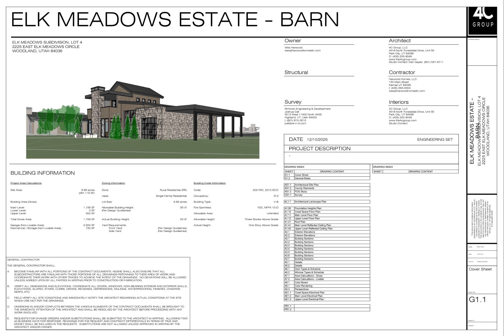 ELK MEADOWS SUBDIVISION AMENDED - Land