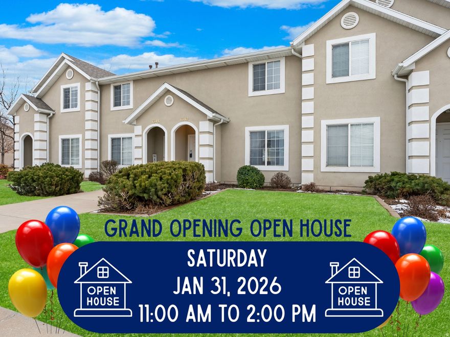 Welcome home to this beautifully maintained South Ogden townhome offering comfort, convenience, and connection to nature. This 2-bedroom, 1.5-bath residence features a one-car garage plus a dedicated parking spot just outside your back door. Inside you'll find tile flooring, fresh paint, newer carpet, upgraded lighting, and a bright, open feel throughout. The kitchen is well-appointed with sleek white appliances, a built-in microwave, walk-in pantry, breakfast bar, and an included refrigerator with ice and water in the door. A private back patio and covered front porch provide perfect spots to relax outdoors. Laundry is conveniently located upstairs near the bedrooms. The quiet, peaceful community connects directly to South Ogden Nature Park with walking trails, playground, and splash pad. Less than a mile to grocery, pharmacy, and popular restaurants, under 2 miles to Ogden Athletic Club, and just over 3 miles to Weber State University and Beus Canyon Trailhead. Exceptional condition, low maintenance living, and an incredibly convenient location-this one is a must-see!