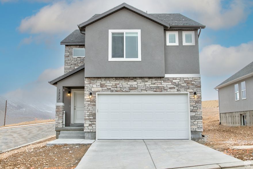 The "Kaylee" is an incredible floor plan! Amazing neighborhood with stunning views of the mountains at the The Hills community. We can finish building this home in 6 months and likely build this model on any available lot in this community. $10K in closing costs with the builder's preferred lender! Rates, home and lot details are subject to change. Call/text today for more info about this or any of the 30+ models that we can build you at this one-of-a-kind Santaquin community!