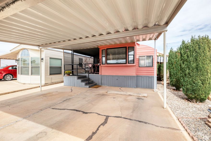 Here's your chance to own in a great 55+ community with tons of amenities like a club house, and indoor pool! This home has had lots of updated done recently like a new roof, and exterior paint. The home features 2 bathrooms and 2 bedrooms and the added bonus of a large covered patio to enjoy year round! Square footage figures are provided as a courtesy estimate only. Buyer is advised to obtain an independent measurement.