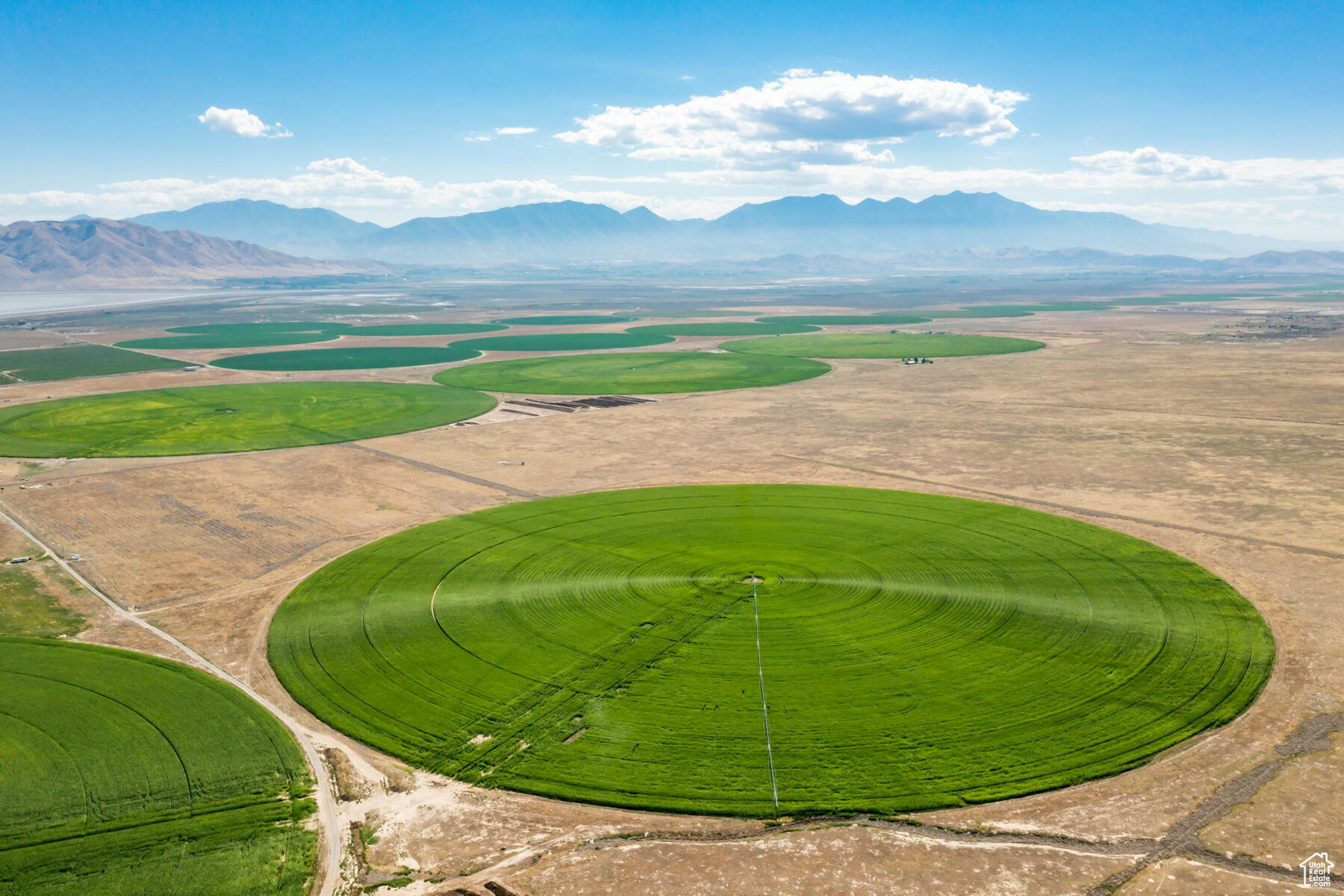 Very seldom does a property of this size with underground water rights included come available! Sweeping views of Utah Lake and the Wasatch Front Mountains. 14 miles south of Saratoga Springs, 12 miles to I-15 and Santaquin area. Great future investment with potential to develop into 2+ acre ranchettes with Utah County. 691 acre-feet of water included with the sale of the property. Buyer to verify all info.