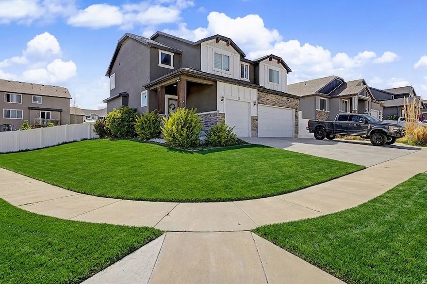 MOTIVATED SELLER: Minutes from shopping, top-rated schools, scenic trails, and parks, this exceptional Saratoga Springs home offers the perfect blend of convenience and tranquility. Tucked away just south of Talons Cove Golf Course and near the shores of Utah Lake, this secluded lakefront community provides a peaceful retreat while still being close to everything you need.  This beautifully maintained 4-bedroom, 2.5-bath home sits on a spacious 0.23-acre lot and is filled with natural light, creating a warm and inviting atmosphere throughout. Enjoy breathtaking lake views right from your own property.  The luxurious primary suite features a generously sized bedroom, a walk-in closet, and a spa-like ensuite complete with a large walk-in shower and double sinks. Upstairs, you'll find three additional bedrooms and a full bath, offering plenty of space for family or guests.  The home also includes a reverse osmosis water filtration system, providing clean, high-quality drinking water.  Additional highlights include a 3-car garage, ideal for vehicles and extra storage, a secured RV pad, and an unfinished basement with 9-foot ceilings, offering endless potential for customization.  Step outside to a large backyard designed for entertaining, complete with a spacious patio perfect for gatherings, BBQs, and outdoor living.  This is a rare opportunity to own one of the best homes on the market in Saratoga Springs. Don't miss your chance to make it yours.All property measurements and square footage figures are approximate. Buyer is responsible to verify all measurements