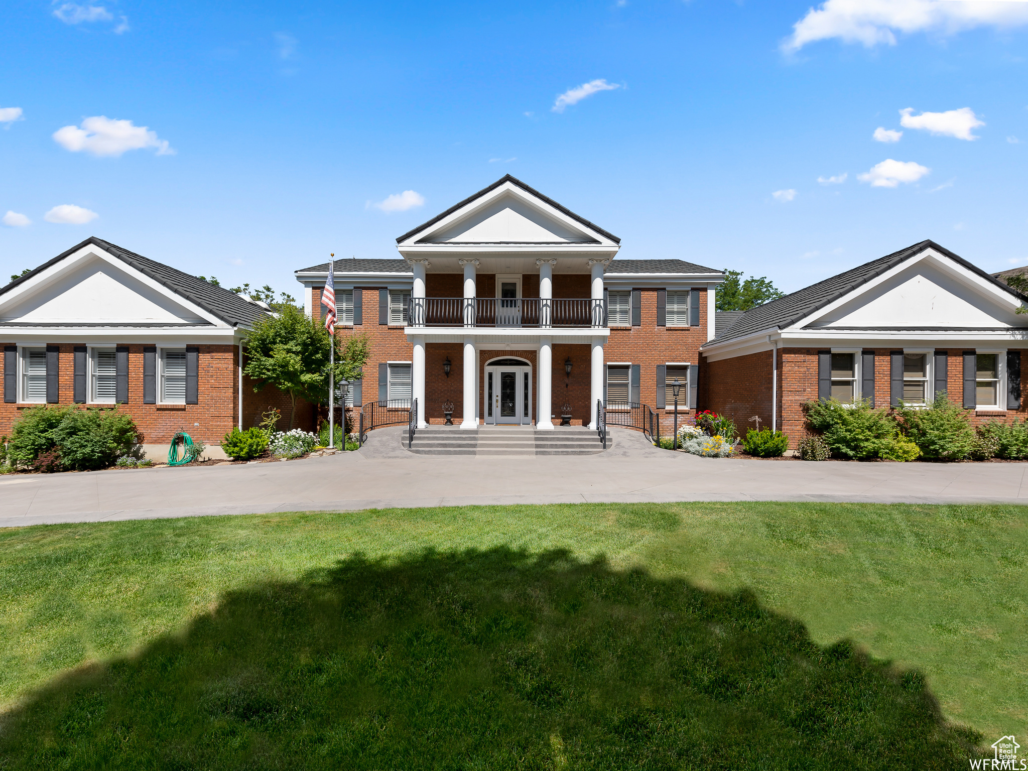 Experience luxury living in this extraordinary Osmond Lane estate featuring an enchanting backyard with a waterfall, hot tub, area for entertaining, and snow-globe effect lighting. The spacious primary suite offers a see-through fireplace, private office/retreat, and adjacent laundry. Entertain with ease in the expansive basement equipped with a full kitchen, performance stage, and ample storage, including a 30-foot tunnel and large cold storage. Enjoy high ceilings, deep window wells, and hardwood floors with inlaid marble. The property also boasts a heated indoor lap pool, circular driveway, covered outdoor storage, and a newly rebuilt deck with stunning mountain views. Additional highlights include an extra-deep garage for a workshop or large vehicle, wheelchair-accessible ramps, and a durable 50-year metal roof with over 30 years remaining. Don't miss this remarkable home-schedule your private showing today!