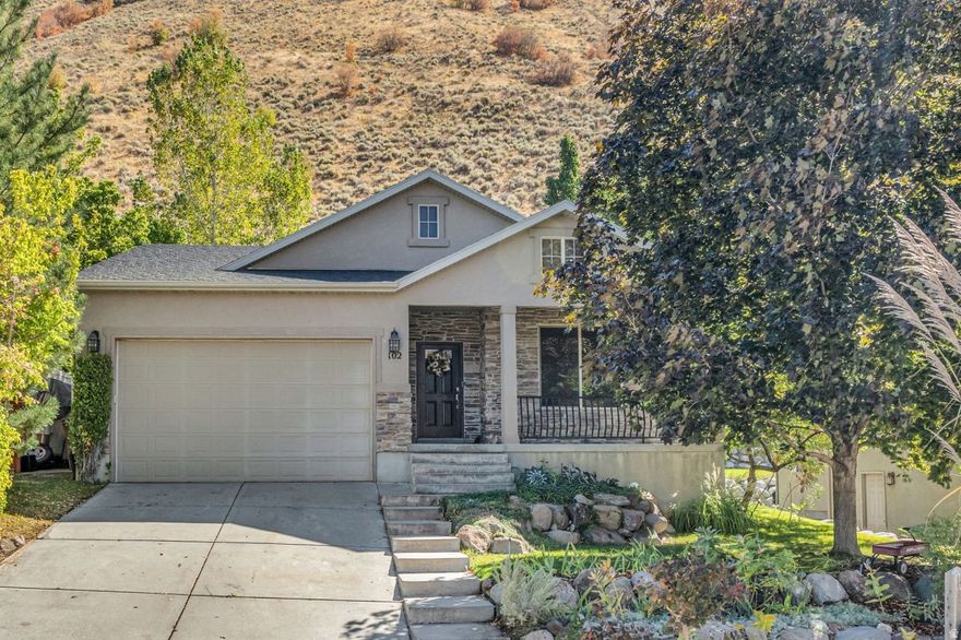 *$25,000 PRICE IMPROVEMENT**Welcome to this stunning 5-bed, 3-bath home tucked in one of Draper's most desirable mountainside neighborhoods. Perfectly positioned above the inversion, this property offers fresh mountain air, peaceful surroundings & direct access to the Bonneville Shoreline Trail right from your backyard-perfect for hiking &, biking. Step out onto the spacious back deck, an ideal spot to entertain guests or relax while taking in the unobstructed views of So. Mountain. The front porch adds another place to enjoy outdoors. Inside, you'll find large open living areas, modern finishes, and a home that's been meticulously maintained. Located near parks, horse trails, and Draper's top-rated schools, this home combines the best of outdoor living, comfort & convenience. If you're looking for a Draper home for sale with views and trail access, this one is a must-see! Buyer to verify all info.