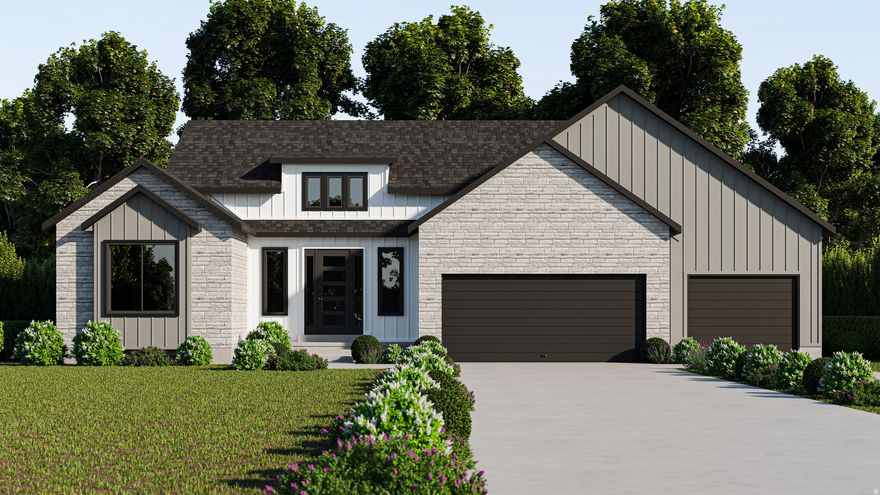 Introducing the Quincee by GTM Builders. To Be Built Located in a brandnew development Majestic View, the Quincee offers comfort, style, and thoughtful design throughout. This rambler features 3 spacious bedrooms, 2.5 baths, and a dedicated laundry room for added convenience. At the heart of the home, you'll find a generous kitchen with ample counter space, a spacious dining area perfect for hosting, and a welcoming family room ideal for everyday living or entertaining guests. Step outside to a covered patio and extended concrete pad, ready for you to create your own outdoor oasis, whether it's cozy evenings under the stars or weekend BBQs with friends. Experience the Quincee, where thoughtful design and everyday comfort come together beautifully.