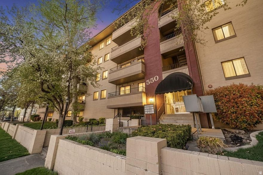 Say hello to your new home. This beautifully updated single level condo offers comfort, convenience, and easy living. You will love the gated private parking, secure entrance, elevator access, and how easily accessible the building is. Once you are off the elevator, your front door is just right there, super close quiet, and convenient. Inside, the space feels bright and welcoming with a great mix of natural light and thoughtful updates throughout. The kitchen has newer appliances and has freshly painted cabinets, updated hardware, and opens right into the dining and living areas for that open, great room feel. New LVP flooring, fresh paint, an updated bathroom, and two newer mini splits for efficient heating and cooling. This one bedroom, one bath condo also has a shaded private deck overlooking the pool, perfect for relaxing or timing your next swim.The community has so much to offer with pickleball and tennis courts, garden spaces, a dog run, barbecue area, clubhouse, and a gym.You are right in the heart of downtown Salt Lake City with easy access to shopping, restaurants, entertainment, and public transportation. You are also close to parks and outdoor recreation, giving you the best of both city living and getting outside. Such a great mix of convenience, updates, and community all in one place.