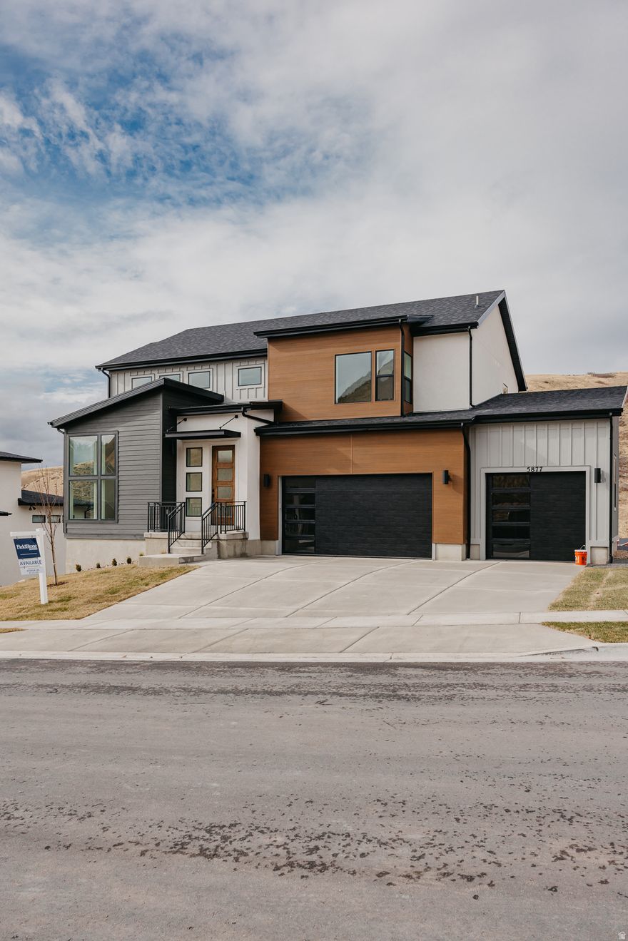 Luxury Meets Lifestyle in This Best-Selling Highland Plan at Canyon Point! Don't miss this incredible opportunity to own the most sought-after floor plans in the upscale Canyon Point community-perched above Silicon Slopes in one of the last premier mountain neighborhoods along the Wasatch Front! This fully finished walkout Highland plan is loaded with high-end features, including:  Main-level owner's suite with LVP wood-style flooring throughout  Gourmet KitchenAid appliance package: double ovens, 36" gas cooktop, vented hood  Massive 6x7 quartz island with thick 6cm countertops  Ceiling-height soft-close cabinetry, floating shelves, upgraded tile, and elegant black iron railing  One of the largest yards in the community with stunning canyon views off the expansive rear deck Canyon Point offers a quiet, elevated lifestyle with unbeatable access to hiking and biking trails, while still being just minutes from shopping, dining, and top-rated schools. Community amenities include a luxury clubhouse, resort- style pool, tennis courts, basketball courts, and more. Bonus: For a limited time, the builder will contribute a staggering $35,000 to buyers for a huge rate buy down for those that use Sellers preferred lender, or as a direct discount for cash buyers. Call me today to schedule a private tour.