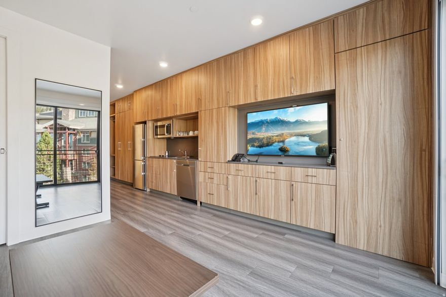 Situated in the heart of Canyons Village, this condo offers convenient access to village shops, a variety of restaurants, and the ski lifts. The central location ensures you are always close to everything you need for a relaxing and enjoyable stay. Sunrise Gondola: 1,400 feet, Canyons Village dining & shopping: Walking distance, Historic Main Street: 5 miles, and the Salt Lake City International Airport: 34 miles. This fully furnished one-bedroom and stocked unit is thoughtfully designed to accommodate families of up to four, thanks to convertible furniture that maximizes sleeping space. The unit provides comfort and flexibility for both couples and families. Guests can take advantage of a wide range of amenities, including indoor and outdoor social spaces, a welcoming fireside lounge, a year-round pool and hot tub, a game room, a dedicated kid's room, and a fitness room complete with a steam room. These features provide entertainment and relaxation options for every member of the family. The condo is equipped with a large screen TV, quartz countertops, stainless steel appliances, housewares, and ample storage space, ensuring a comfortable and convenient stay. Every detail is designed to meet your needs while you enjoy your year-round vacation property.