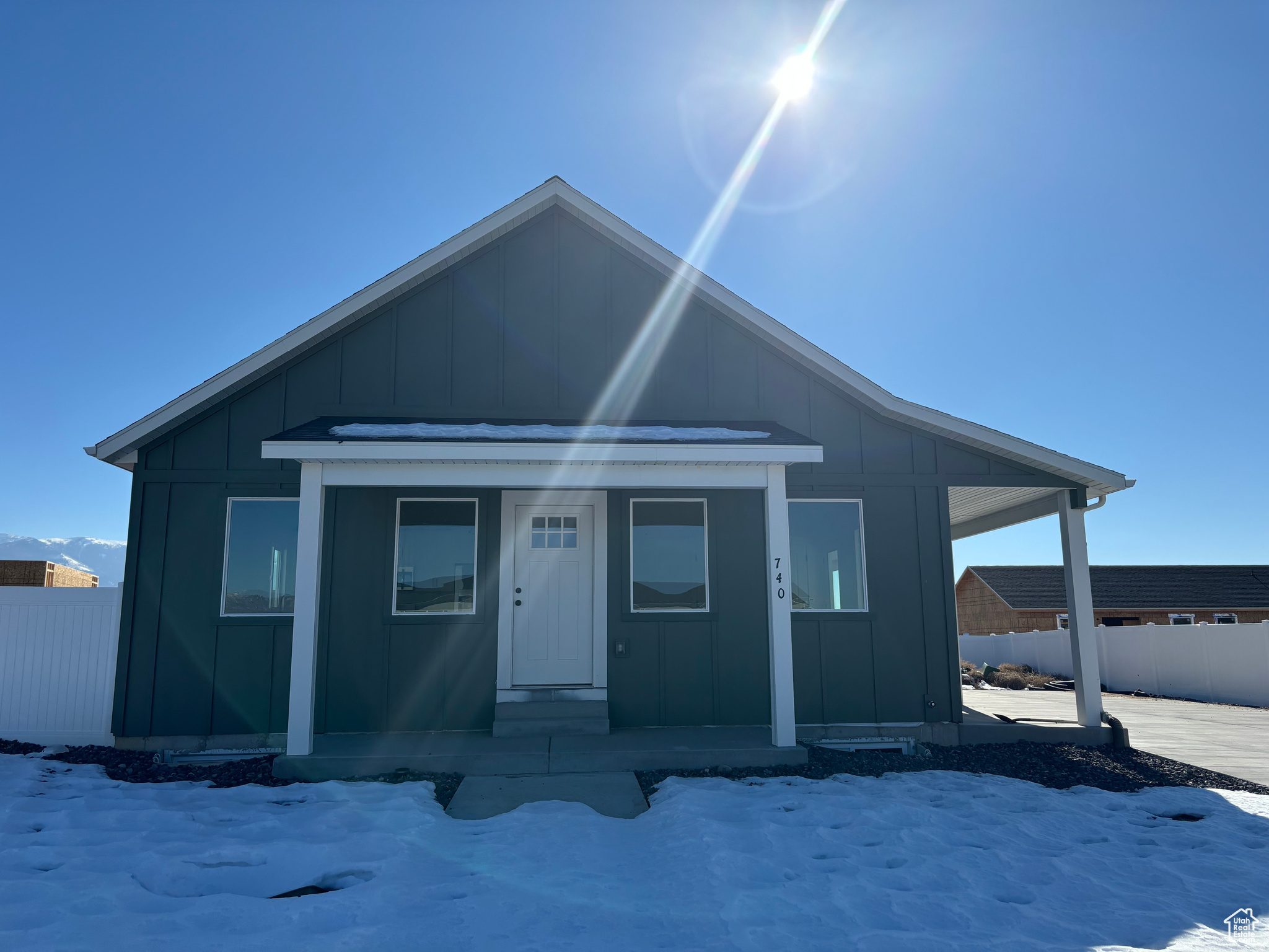 Brand new home. Two full-size kitchens, large pantries, two family rooms, laundry on both levels, basement outside entrance, large driveway with plenty of parking space. Occupant will be responsible for utilities. First and last months rent deposit.