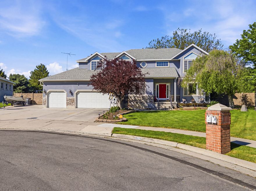 There is nothing better than living in this HUGE 2 story and every inch of its private garden & entertainment areas* Formal and informal SPACE everywhere!Comes with affordable SOUTH JORDAN irrigation water available May 15. PLEASE SEE attached Features and Benefits Sheet (available 5/7)- not enough room for it all here! Intercom does not work, water softener is disconnected.   Square foot figures are provided as a courtesy estimate only and were obtained from Salt Lake County Tax Data.  Buyer is advised to obtain an independent measurement and verify all that is important to them.