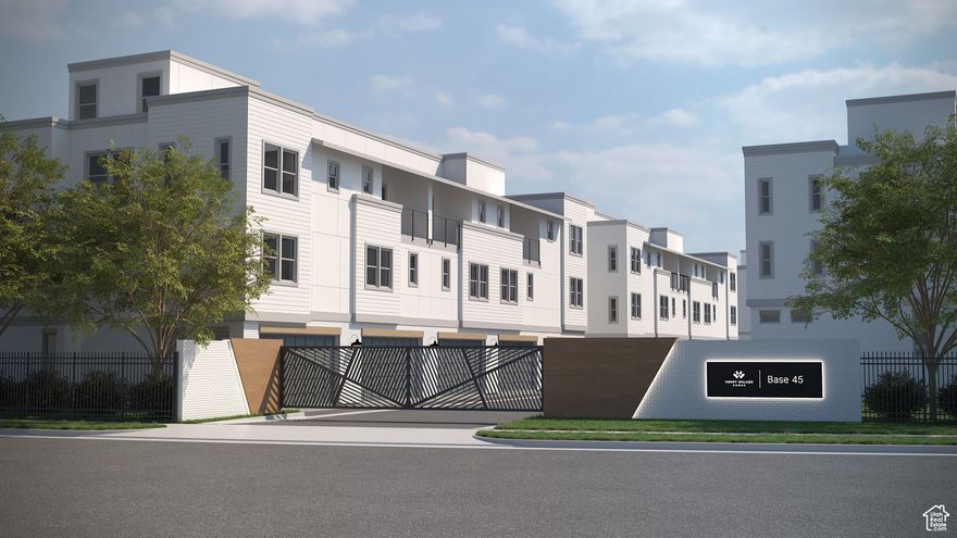 This brand new luxury townhome gated community is nestled in the heart of Holladay below majestic Mount Olympus. First phase will be move-in ready by the end of the year. Conveniently located near ski resorts and within walking distance to shopping, restaurants, and parks with easy access to I-15 making commuting a breeze. Designed to offer comfortable and modern living, this community is a perfect place to call home. Features include a year round heated spa, solid hardwood custom cabinetry, 10' ceilings and rooftop decks with privacy walls on every townhome! Enjoy maintentance free living with landscaping and snow removal taken care of! Expected completion and move in ready by January 2026. Seller is offering preferred lender incentives!! Other floor plans available.