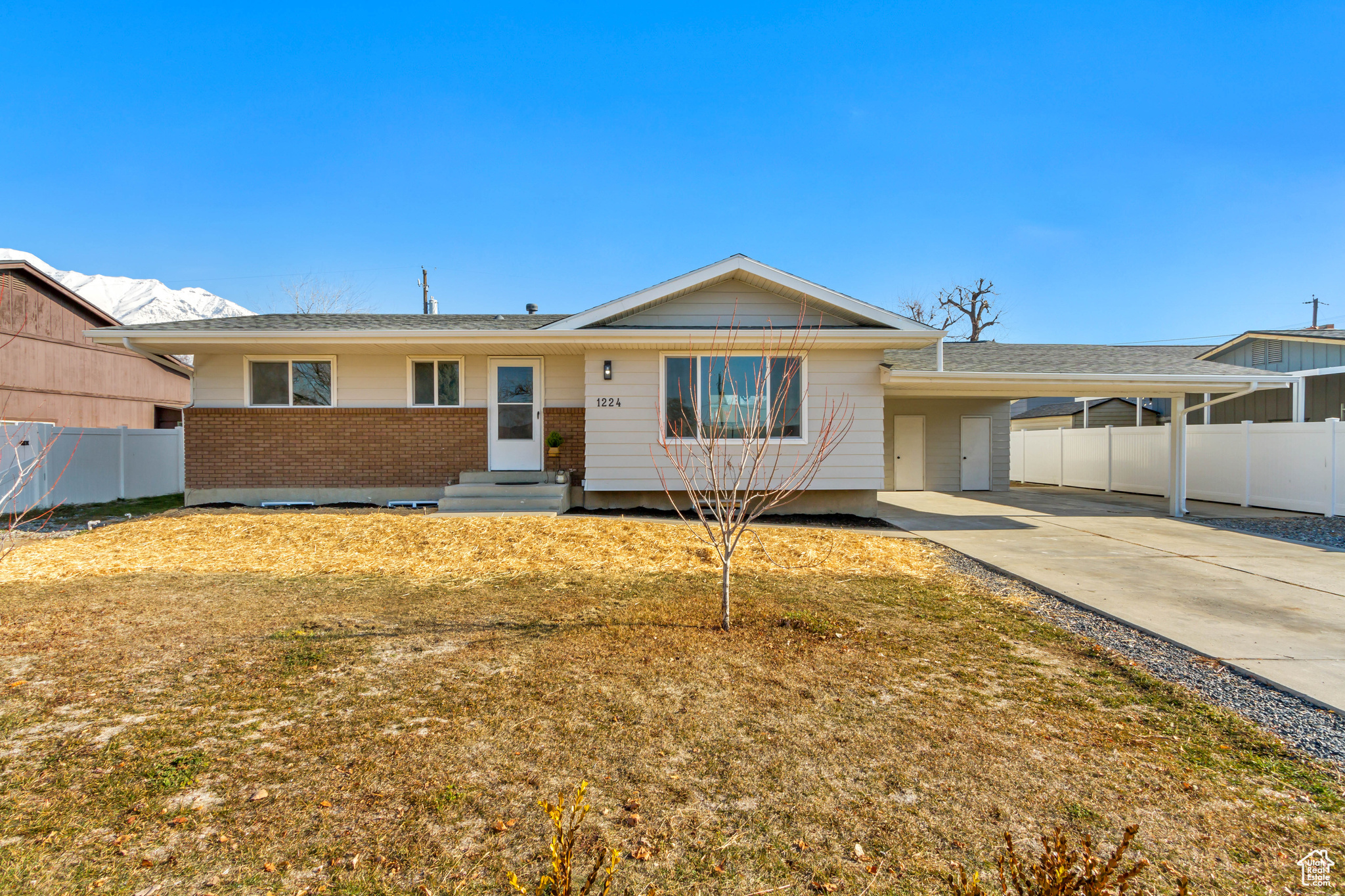 RARE OPPORTUNITY TO OFFSET YOUR MORTGAGE THROUGH RENTAL INCOME OR MULTIGENERATIONAL LIVING! This home has been meticulously upgraded with two fully remodeled kitchens, complete with brand-new appliances, as well as a new roof, windows, and three remodeled bathrooms (including one in the primary bedroom suite). The convenience of laundry rooms on both levels, including a brand-new washer/dryer combo upstairs, makes this home ideal for flexible living. Outside, you'll find a detached 225-square-foot finished room (not included in the sq ft of the house), perfect for a hobby space or guest quarters and a large, fully fenced backyard waiting for you to finish with the help of the seller paid credit offer. Front yard grass seed has just been planted, thus the temporary straw landscaping :-) Lots of parking, including for an RV.  To make the deal even sweeter, THE SELLER IS OFFERING A $5K CREDIT with a full-price offer, ideal for landscaping, a rate buy-down, or any way that benefits you.