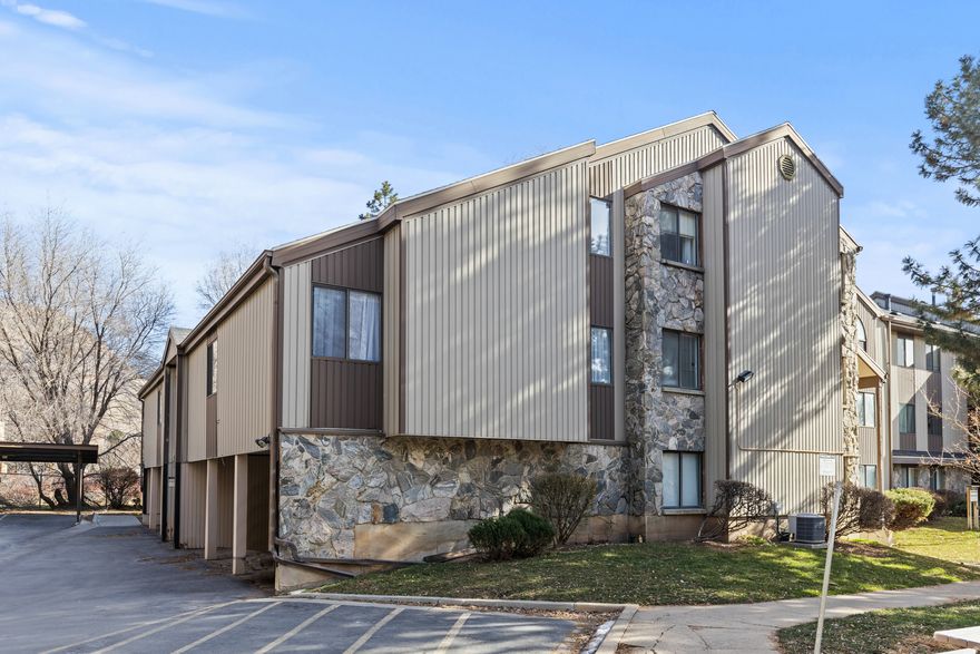 Seller motivated! This lovely 3 bed 2 bath condo is nestled in the quiet Ogden community at the base of Ogden Canyon. Located just 10 minutes to downtown O-Town & 10 minutes to Pineview Reservoir. Millstone Manor is beautifully maintained & offers a swimming pool, picnic areas, natural stream, covered parking & storage closet. This is a great home! New flooring, paint and lighting!   Square footage figures are provided as a courtesy estimate only and were obtained from county records.  Buyer is advised to obtain an independent measurement.