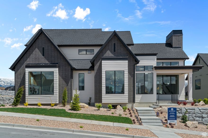 The wait is finally over! Inverness Single Family Emerald series homes are now available! Located on the foothills in East Lehi with amazing views sits a new home community like no other. The much anticipated, highly sought after Inverness community is NOW OPEN! Close to schools, shopping, dining, highways and the silicon slopes you can get where you need to be quickly. This gorgeous Torren home provides plenty of windows to enjoy the views and will be ready for an April closing. Large, open floorplan with butler pantry, study and soaring great room ceilings. Room in the unfinished basement for future bedrooms, bathrooms, family room, kitchenette and laundry. Emerald series finishes include 10' ceilings on main, 9' foundation walls, gourmet KitchenAid appliances, luxury quartz countertops, emerald level cabinetry, designer light fixtures and more. Ask me about our generous home warranties, active radon mitigation system and Smart Home package which are all included in this home. $21,000 towards closing costs using our preferred lender that you can use to buy down your interest rate. Actual home may differ in color/material/options. Pictures are of finished homes of the same floor plan and may contain options/upgrades/ decorations/ furnishings not available at the advertised price. No representation or warranties are made regarding school districts and assignments; conduct your own investigation regarding current/future school boundaries. Buyer to verify all information. Sales office hours are Monday, Tuesday, Thursday, Friday, and Saturday from 11:00am-6:00pm. Wednesday from 1:00pm-6:00pm.