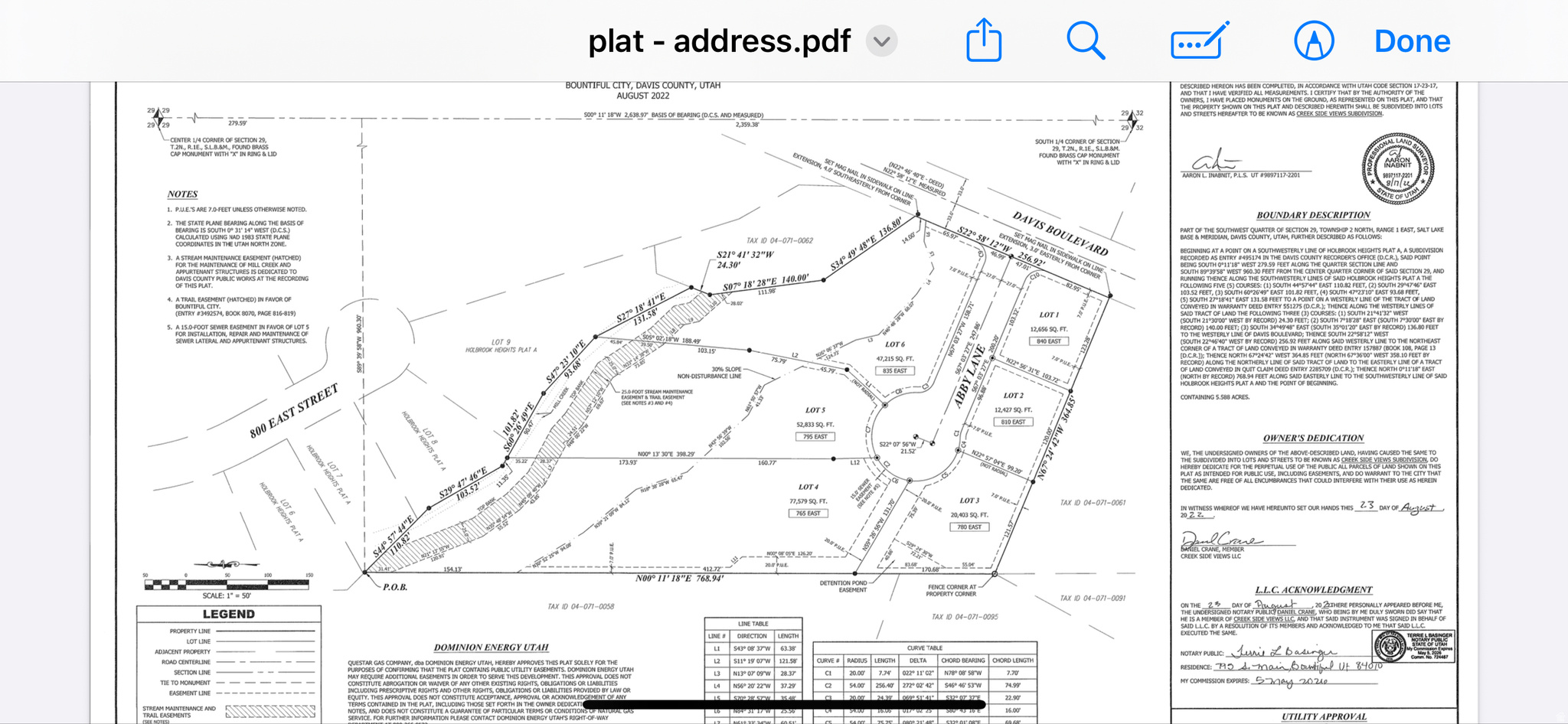 CREEK SIDE VIEWS - Land
