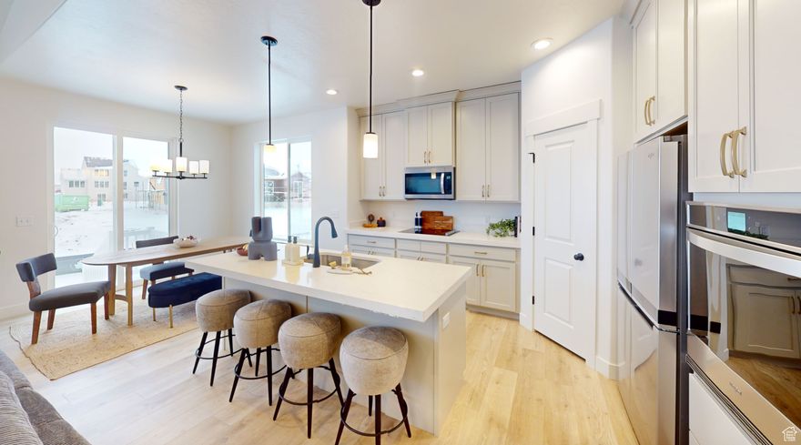 $15,000 Builder Incentive + $3,500 Preferred Lender Incentive!  Build your dream home in Garrett's Place-a premier community nestled in picturesque Salem, UT. Our thoughtfully designed homes feature 9' ceilings on both the main floor and basement, creating an open and spacious feel. Choose from a variety of base floor plans and personalize every detail to match your lifestyle. Options include moving walls, selecting custom finishes, adding square footage, finishing the basement, and more (available at an additional cost). Please note: The floor plan shown may include upgraded features not included in the base price. Contact the listing agent today for available floor plans and pricing-let's bring your vision to life!