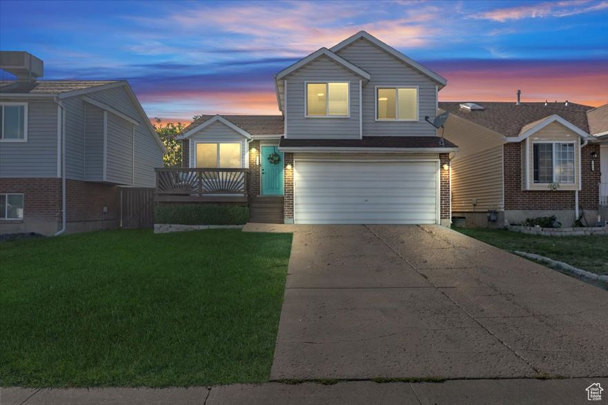 **HOME IMPROVEMENT CREDIT PROVIDED**  Captivating West Jordan 2-Story Home! Welcome to this spacious 5-bedroom, 2-bathroom home perfectly situated in a convenient West Jordan location. Featuring a charming front yard deck, a large shed for storage or projects, and a flexible layout ideal for modern living. Freshly updated with a paint credit included, this home invites you to personalize it to your style. With easy access to shopping, dining, and commuter routes, this property offers both comfort and convenience.  Don't miss the opportunity to make this versatile home your own!
