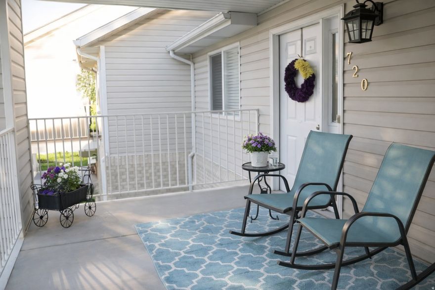 Welcome to this updated 2 bedroom, 1 bathroom condo at 720 E 1500 S #720 in Orem. This well-maintained unit features an open-concept living and dining area with great natural light, a functional kitchen with modern appliances and ample cabinet space, and two spacious bedrooms offering comfortable retreats. Washer and dryer included. The bathroom includes a tub/shower combo with new vanity. Bonus underground storage room included. Two designated parking spaces add everyday convenience.  Ideally located between BYU and UVU, this condo offers quick access to shopping, dining, parks, and major highways-making it an excellent option for owner-occupants or investors. Move-in ready and thoughtfully updated throughout.  Seller willing to contribute toward buyer's closing costs, subject to offer terms.  Photos may include virtual staging