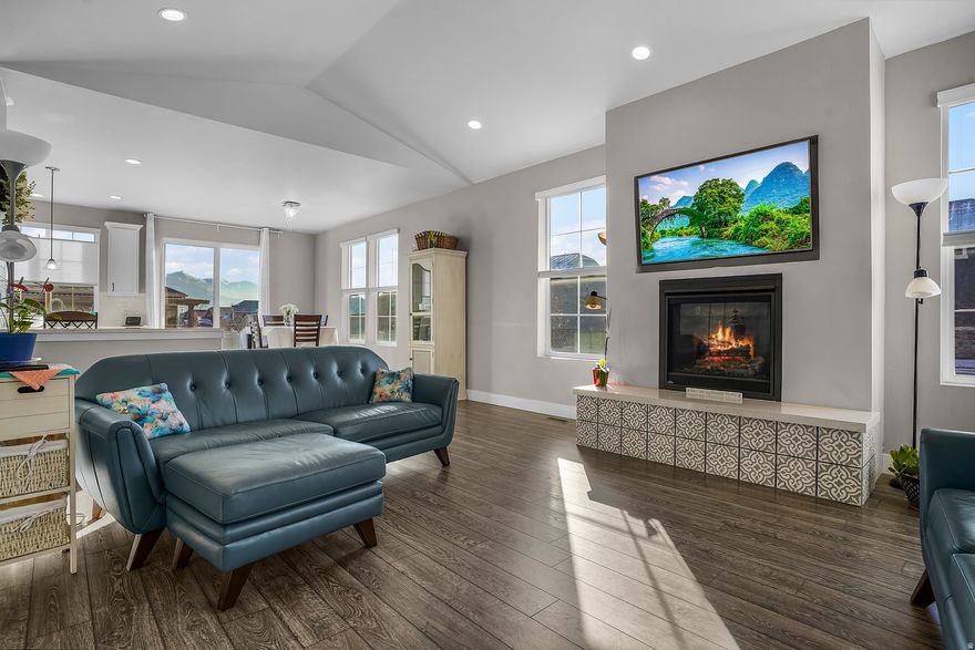 Beautiful Bright and Light Riverton Rambler:  Single Level Living!! Right in the heart of Riverton with easy access to everything. Immaculately taken care of with a recently finished basement featuring plumbing & kitchen hookups-ready for a mother-in-law apartment or rental suite   via garage access Fresh updates include new hot water heater & A/C. Quartz counters, vaulted ceilings, gas BBQ line, and low-maintenance fenced patio yard with HOA-covered maintenance & snow removal. Flexible losing available! *Includes washer and dryer unit in the basement and blink doorbell and myq garage door. *Parking is great- large garage and street parking is available.