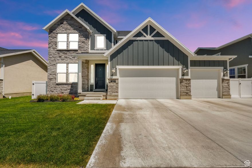 This well- kept home provides the benefits of a new home without the hassle of doing Landscaping and endless tasks of finishing a basement. With both space and flexibility in a neighborhood where people enjoy being close to their neighbors. The home features a second kitchen in the basement; perfect for hosting guests, multi-generational living, or added convenience.  You'll also enjoy a fully landscaped yard with a fire pit, garden planter boxes, and RV parking. Inside, the home boasts white quartz countertops, a spacious 3-car garage, and a clean, modern feel throughout.  If you're looking for a place that feels like home, this one is worth seeing.