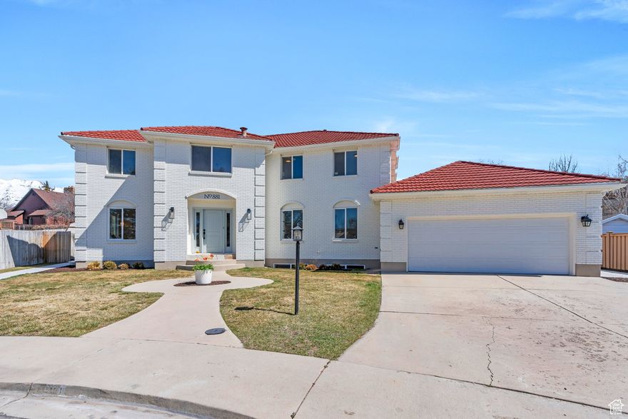 ** PRICED ALMOST $100K BELOW APPRAISAL VALUE** Welcome to this exquisite 6-bedroom, 5-bathroom fully remodeled home that offers a perfect blend of modern luxury and functional design. Step inside to discover a beautifully crafted white oak kitchen, complete with a 42" range, double ovens, double dishwashers, and even double washer/dryer hookups for ultimate convenience.The spacious primary suite is a true retreat, featuring magnificent mountain views and its own private deck-perfect for enjoying peaceful sunrises. The spa-like primary bath offers a full shower and soaking tub, creating a serene escape right at home. With four additional bedrooms upstairs, the home includes a Jack and Jill bathroom, making it perfect for family living. The fully finished basement provides endless possibilities. It could easily be transformed into an independent ADU or serve as a fantastic hangout or game room. The basement features a full walkout entrance, adding both convenience and style. Natural light floods every corner of this home, with expansive windows that overlook the backyard-featuring a floodlit tennis court and a 2700sq ft poolhouse with a 10-foot deep indoor pool, complete with a diving board. Stay active year-round with the indoor sports court, all fully heated and cooled for year-round enjoyment. Roof of the poolhouse is even designed to be a private heli-pad! This newly renovated home is designed with your family in mind, offering the ultimate combination of space, style, and comfort. It's everything you've been dreaming of, all in one place. Don't miss the opportunity to make this breathtaking property your forever home!   Property includes 2 tax ID's 36-207-0001 and 36-182-0006. Square footage figures are provided as a courtesy estimate only.  Buyer is advised to obtain an independent measurement.