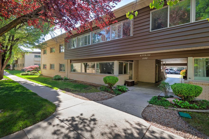 Welcome to this beautifully updated main-level condo in the highly sought-after Graystone community in Sugar House, Salt Lake City. This spacious 3-bedroom, 2-bathroom condo offers desirable single-level living with an open floor plan, abundant natural light, and modern finishes throughout. The bright and inviting living space features large windows, expansive living areas, and a semi-formal dining area, perfect for both everyday living and entertaining. The updated kitchen is a standout, showcasing quartz countertops, a custom tile backsplash, stainless steel appliances, and a kitchen island with bar seating. The primary suite includes a private en-suite bathroom and walk-in closet, while the versatile third bedroom is ideal for a home office, guest room, or creative space. Located in the heart of Sugar House-one of Salt Lake City's most desirable neighborhoods-the Graystone community offers maintenance-free living with amenities including a pool, clubhouse, landscaped grounds, and snow removal. Enjoy unbeatable proximity to Sugar House Park, Sugar House Shopping Center, dining, shopping, entertainment, and outdoor recreation-all just minutes away. Additional highlights include covered parking, main-floor access, and low-maintenance living. If you're looking for a move-in-ready condo in Sugar House with modern updates and a prime location, this is it.