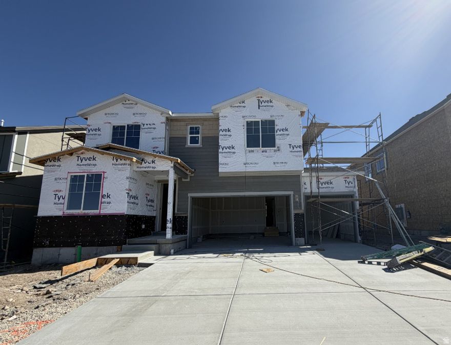 ***SPECIAL FINANCING***NEW COMMUNITY***CONTRACT TODAY & QUALIFY FOR A RATE AS LOW AS 3.99% 7/6 ARM or 4.875% fixed rate conventional. CONTRACT TODAY & THROUGH 5/31/26 & CLOSE BY 6/30/26. Rates & Incentives tied to using preferred lender, insurance & credentials. ***June 2026 Projected Completion. The distinctive Bradford plan offers an inviting main-floor layout, which features an open dining room, a spacious great room with and a gourmet kitchen boasting a walk-in pantry and center island. You'll also appreciate a convenient office space and bathroom off the entry. Upstairs, discover a versatile loft, three secondary bedrooms with a shared bath, and a lavish primary suite showcasing dual walk-in closets and a deluxe bath with double sinks, a shower, and a soaking tub. Additional highlights of this home include a three-car garage, central laundry, a tranquil covered patio, and an unfinished basement. Quartz countertops throughout home and lvp flooring on main areas. Minutes away from shopping, food, entertainment, schools. Amenities include a large open field, playground & pickleball courts.  Pictures provided are of a model home and are not a direct representation of home for interior & exterior design and colors. Buyer to verify square footage.
