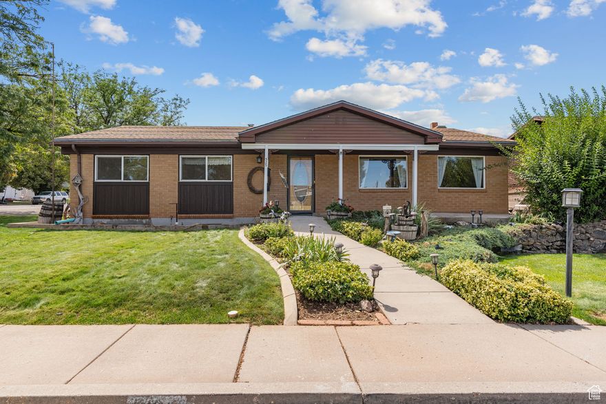 Well-kept 4-bed, 2.5-bath Cedar City home near SUU & Cedar High. Ample parking, large gathering spaces, basement 2nd living area with outdoor access, safe room, storage, apple trees, and owned solar.