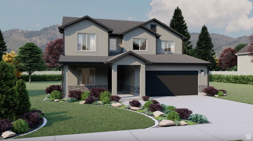 With an open concept layout, 4 bedrooms, 2.5 bathrooms, and a 3-car garage option, the Aberdeen is perfect. Our popular Aberdeen also includes a flex room off the entry, a mudroom and a half bath near garage, as well as walk-in pantry within the kitchen. Upstairs you'll discover a loft space, spacious primary bedroom and bath, convenient upstairs laundry, bedrooms, and a bathroom. You and your family will love each of life's moments in this uplifting, spacious layout! With quality finishes and an unfinished basement that offers potential for future rooms, the Aberdeen provides the perfect blend of space, style, and sophistication for families seeking to upgrade to their dream home.  Photos are not of actual home.