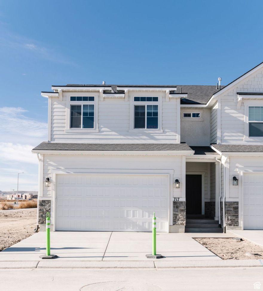 Limited-Time Incentive: 5% + $2,500 Preferred Lender Incentive. This front-load interior townhome is currently under construction and will be move-in ready soon. The main level offers an open layout with living, dining, and great room areas, ideal for everyday living and entertaining. Upstairs features three bedrooms, including a primary suite with private bath, along with a conveniently located laundry room. The unfinished basement provides additional space for future customization. Planned community amenities include a pool, pickleball courts, walking paths, and more. Contact the listing agent for details on current design selections and construction status. Photos may show homes of the same or similar floor plan and may include upgrades not available in this home.