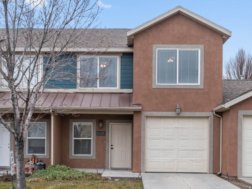 Move-in ready townhome at the foothills of the Herriman Hills with easy access to Mountain View Corridor. The main level features a family room, full kitchen with bright dining area, half bath, and new flooring throughout. Upstairs includes the primary suite with en suite bath, two additional bedrooms, shared bath, and laundry. HOA amenities include a pool, clubhouse, park, and open space. Square footage figures are provided as a courtesy estimate only; buyer to verify.