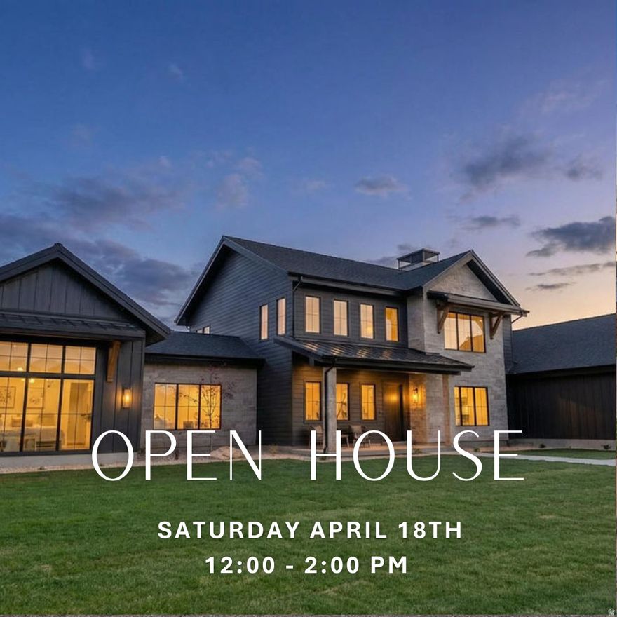 *OPEN HOUSE SAT APRIL 18TH 12 - 2PM*TURNKEY MOVE-IN READY LUXURY HOME READY FOR YOU TO MAKE YOUR OWN* You're invited to either our Exclusive Broker Open (Realtors only) on April 15th 4-6 pm OR our Public Open House Saturday April 18th 12-2 pm although private tours are already available! Come discover the epitome of luxury living in the highly sought-after SAGE Community with unobstructed views of Snowbasin Ski Resort and only minutes to Pineview Reservoir. Every detail of this home has been carefully designed with no expense spared, showcasing high-end finishes and a flawless blend of mountain-rustic character with modern elegance. On the main level, enjoy a grand chef's kitchen with oversized butler's pantry, a spacious dining area, a welcoming great room with stunning fireplace encased in stone, a private home office with glass french doors, and a dream primary suite with wood ceiling complete with spa-like features and luxury finishes. Upstairs, you'll find a versatile bonus area/loft along with three bedrooms, each offering its own en-suite bathroom and walk-in closet. For added convenience, laundry areas are located on both levels. Take in the breathtaking mountain views from both the front and back of the home, highlighting the iconic Snowbasin Ski Resort. Perfectly situated, this home is just minutes from Pineview Reservoir, historic downtown Huntsville, and world-class skiing at Snowbasin. Come claim your own slice of mountain paradise! Note: Matterport Tour is Tour 2 & 4-Way Video is Tour 3. This is great for out-of-area Buyers who want a 3D tour & for the future homeowners to know exactly where everything is located behind the walls. This is just another way, that this builder goes above and beyond for the buyer.
