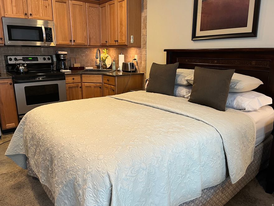 Experience the perfect Park City getaway at 2245 Sidewinder Drive #508, a beautifully updated nightlyrental approved condo offering comfort, convenience, and unbeatable access to yearround adventure. This thoughtfully designed 354 sq ft studio-style retreat features a full bathroom and a striking handstacked stone fireplace that creates a warm, inviting atmosphere after a day on the slopes or trails. Located in one of Park City's most soughtafter central areas, this condo places you within walking distance to restaurants, shops, and public transportation, making it effortless to explore all the region has to offer. Enjoy quick access to worldclass skiing, hiking, biking, golfing, and the vibrant energy of historic Main Street, known for its dining, culture, and entertainment. This turnkey property is ideal as a personal mountain escape or an incomeproducing rental. HOA dues include all utilities-electric, gas, water, sewer, cable TV, and highspeed internet-providing exceptional value and hasslefree ownership. Whether you're looking for a lowmaintenance investment or a cozy base for mountain adventures, this condo delivers an exceptional opportunity in one of Utah's premier destinations.