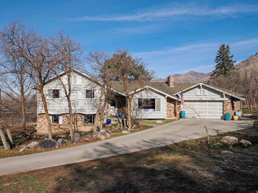 Amazing Property with Incredible Potential and Possibilities / .68 Acre Lot   /  Valley Views with a 2 Story Elevation /  Mountain Views of Majestic Mount Olympus / Remodel or Re-Build /