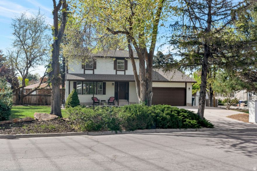 Discover this charming 4-bedroom, 2.5-bath home in the highly sought-after Millcreek neighborhood of Cottonwood Heights. Enjoy stunning mountain views from the generous .30-acre lot. Built in 1975, this 1,751 sq ft residence (plus unfinished basement) has solid construction and great bones. The functional layout features a spacious living room, formal dining area, family room, and eat-in kitchen. Four bedrooms upstairs offer flexibility, while the two-car garage and RV parking add convenience. Move-in ready with major systems in good order. The peaceful backyard includes large shade trees-perfect for morning coffee or evening relaxation under Utah's clear skies. Ample side yards provide space for play or gardening, and the extra-large storage shed keeps everything organized. Ideal for first-time buyers, growing families, or retirees looking to set down roots in this premium neighborhood. Schedule a private showing today and make this Cottonwood Heights gem your own.