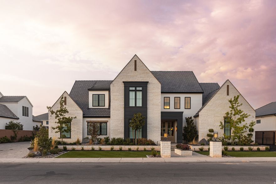 Built by a premier luxury builder, this residence was designed as a personal home rather than a future resale--resulting in an exceptional level of finish, infrastructure, and thoughtful upgrades rarely offered. Virtually every available option was selected, with an emphasis on longevity, comfort, and performance. Construction includes 2x6 framing, top-tier upgraded insulation, and blown-in, sealed attic insulation for superior energy efficiency and sound control. Dual-fuel heating, heated tile floors, and both tankless and tanked water heaters deliver year-round comfort and redundancy. Two pool heaters extend seasonal enjoyment. RV garage has 2 A//C units & 3 car has one A/C unit. The gourmet kitchen and living spaces are enhanced by custom lighting, premium appliances, several refrigerators and reverse osmosis system connected to the ice maker. Four washers and dryersdesigned for convenience at scale. Bathrooms feature Toto toilets with integrated bidets and heated seats. An oversized RV garage that can park 4 cars or a large RV and 3-car garage showcase epoxy floors, premium upgraded garage doors, and hot/cold water faucets in both garage spaces. Control 4 audio and video is integrated throughout the home and outdoor living areas, complemented by a professionally designed media room package. Outdoor living is elevated with two misting systems (pool and patio), three fireplaces, and three custom fire features surrounding the poolcreating a true resort-style environment. The office includes three built-in executive desks, ideal for professional or multi-user workspace. A potential ADU space is already plumbed for sewer, water, and bathroom, and includes a sink and refrigerator, offering excellent flexibility for guests or extended living. This is a rare opportunity to own a luxury builder's personal-grade homewhere upgrades were selected without compromise and the next owner benefits from a level of quality typically reserved for private builds.