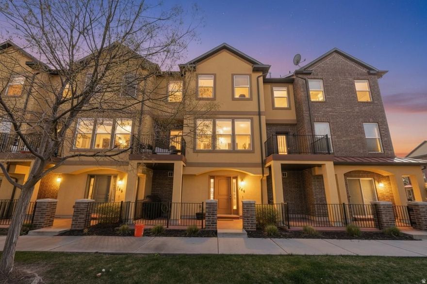 Beautifully maintained townhome in a prime central location! Enjoy unbeatable convenience with quick access to the freeway, TRAX, and the Jordan River Parkway-perfect for commuting and outdoor recreation alike.  The kitchen is designed to impress, featuring premium granite countertops, abundant cabinet space, a large pantry, and a spacious island-ideal for both everyday living and entertaining. Upstairs, you'll find two generously sized primary suites, each with its own attached bathroom, offering comfort, privacy, and flexibility. Step outside to a private, spacious patio-perfect for relaxing or hosting guests. This home combines low-maintenance living with thoughtful upgrades in a highly accessible location.  Main entrance street is getting redone. To come to the open house, use GPS to go to Olene Walker Elementary. When you arrive there, enter the address and that will bring you through the second entrance.