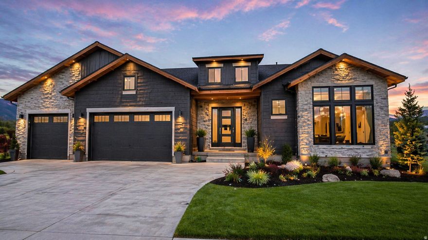 Welcome to The Bridges at Fox Hollow, one of American Fork's most desirable new communities nestled between scenic open space and the beautiful Fox Hollow Golf Course. This stunning custom home offers the perfect blend of modern craftsmanship, thoughtful design, and low-maintenance living in a peaceful yet convenient location. Designed with both comfort and style in mind, this brand-new home features an open and inviting floor plan, high-end finishes, and spacious living areas perfect for everyday living and entertaining. Large windows fill the home with natural light while showcasing breathtaking views of the surrounding mountains and neighborhood green space. Walking distance from Art Dye Park, the Murdock Canal Trail, shopping, dining, and freeway access, this home offers the ideal balance of quiet neighborhood living and everyday convenience. The community itself is thoughtfully designed with ponds, parks, trails, and open space, creating a lifestyle centered around connection and outdoor recreation. Don't miss the opportunity to own a beautiful new home in one of American Fork's most exciting and thoughtfully designed neighborhoods. Please call Chris for a private showing with the builder.
