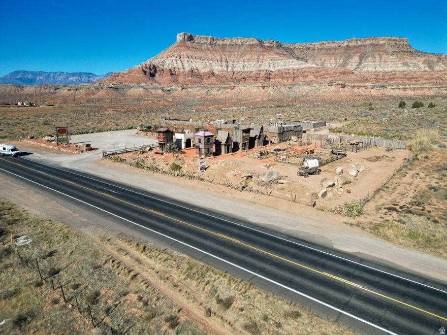 This 5+ acre property with 2 bed/1bath home on the path to Zion National Park! Along with this well thought out apartment, included on site, is a restaurant, retail shop, petting zoo & Warehouse! The trading post has become a must stop along the path to Zion! Impressive and thriving family owned business + real estate along the SR-9. Sale includes ALL FF&E. Inventory to be sold under separate bill of sale. Property and business is turn-key with expansion opportunities. Truly an amazing opportunity with room for expansion - Property Backs up to BLM. Listing information deemed reliable, buyer to verify.