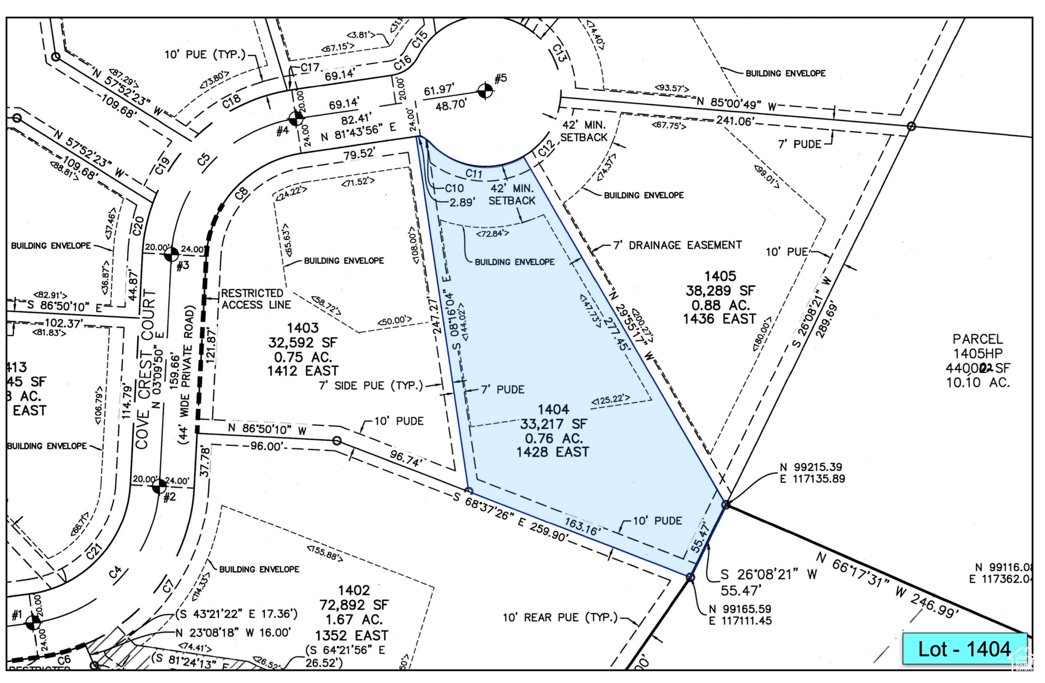 EALGEWOOD COVE PHASE 14 - Land
