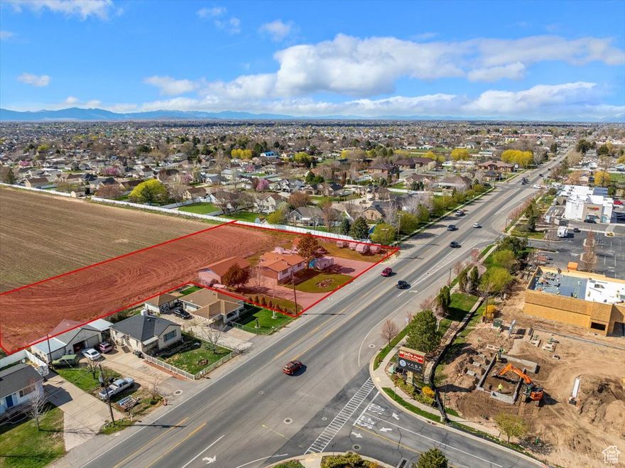 High Volume traffic location across the street from Winco, Vasa, Scooter Coffee and the proposed Home Depot. Maser plan PZ commercial zoning. This property listed on land section of MLS 1993432. Home and property SOLD AS-IS. BUYER RESPONSIBLE for all rezone and development costs. All personal property and appliances are excluded from the sale. Title commitment attached with property description. Buyers will provide proof of funds with all offers. Buyer to verify all information.