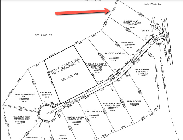 CAUSEY ESTATES - Land