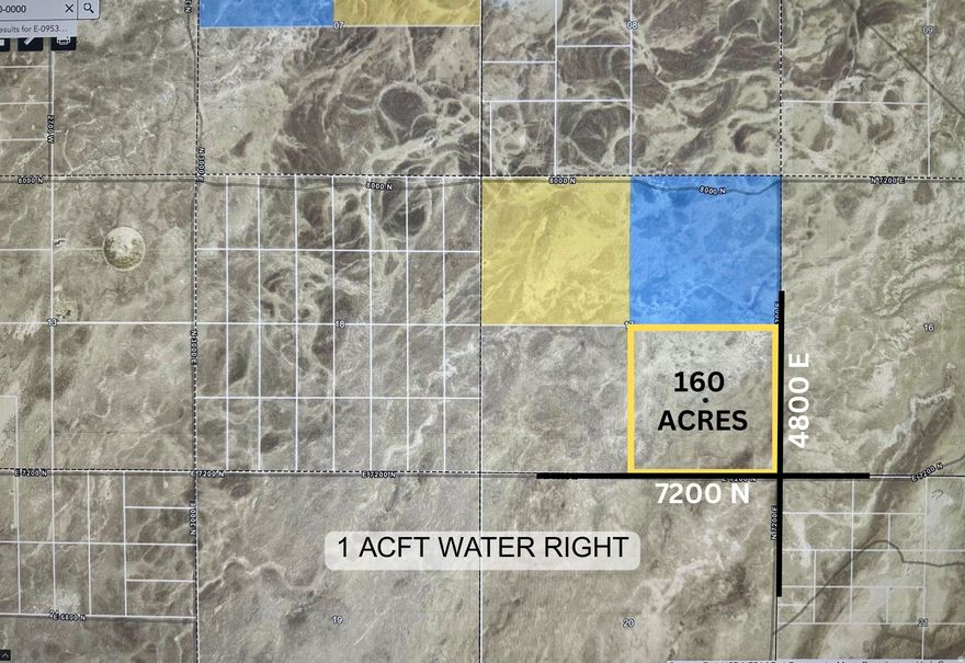 ** AMAZING BUY ** 1ACFT of Water rights + 160 Acres of untapped land great for all of your outdoor needs. Escape the city and become Immersed in clear open skies with beautiful views in all directions as well as open ranges. located about one mile North of Antelope Road....Bring your RV or Tent and get away from the busy world! Property is Off Grid. No Hoa. The property does have Animal rights There may be old ranch roads that are unimproved in the area. Photos are of the general area of the 160 acres. *** Acreage & Square footage figures are provided as a courtesy estimate only. Buyer is advised to obtain an independent measurement & verify all info.